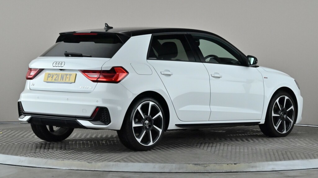 Audi A1 30 Tfsi 110 Black Edition White #6