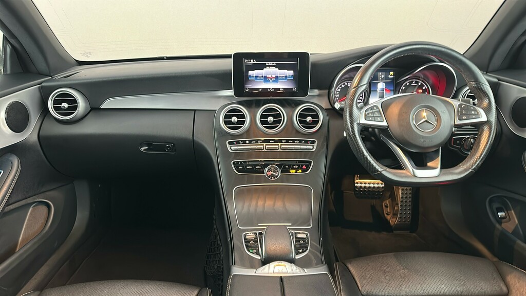Mercedes-Benz C Class Amg Line Silver #13