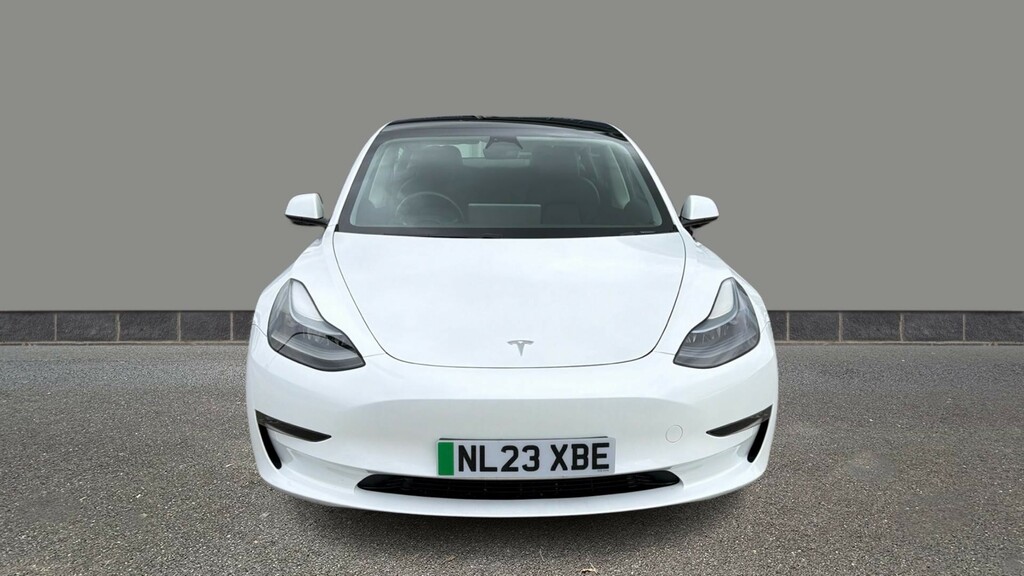 Tesla Model 3 Long Range Awd White #2