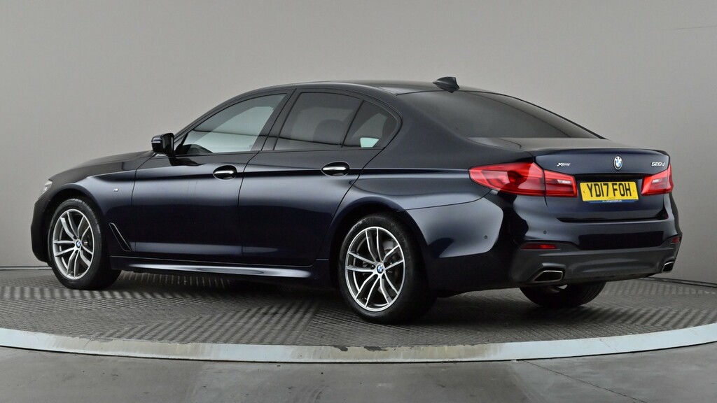 BMW 5 Series 520D Xdrive M Sport Black #6