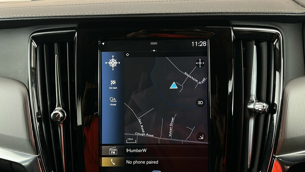 Volvo V90 T4 Momentum Plus Leather Upholstery, Rear Ca Black #31
