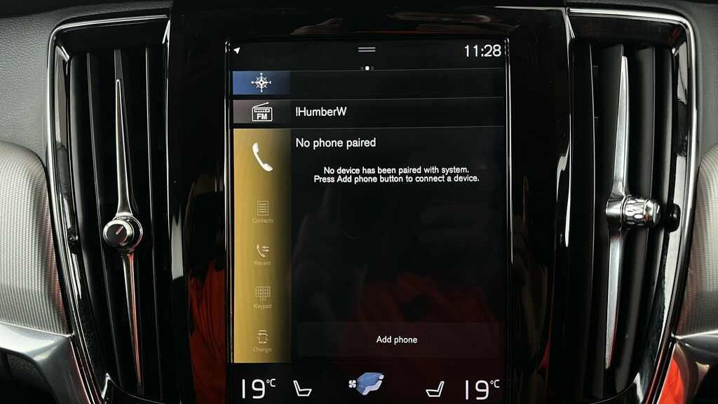 Volvo V90 T4 Momentum Plus Leather Upholstery, Rear Ca Black #24