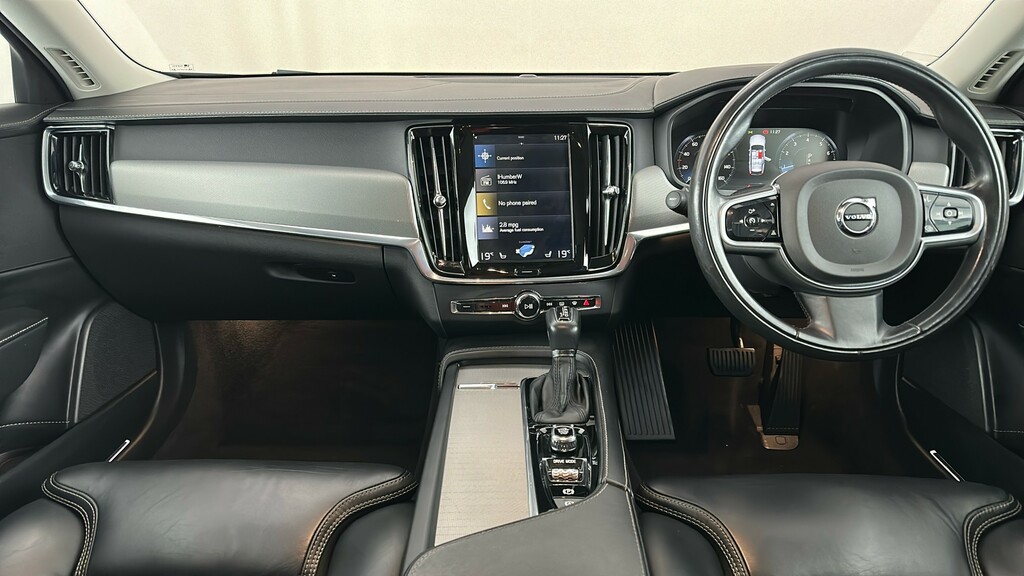 Volvo V90 T4 Momentum Plus Leather Upholstery, Rear Ca Black #13