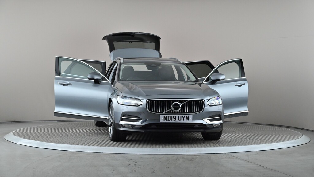Volvo V90 T4 Momentum Plus Leather Upholstery, Rear Ca Black #8