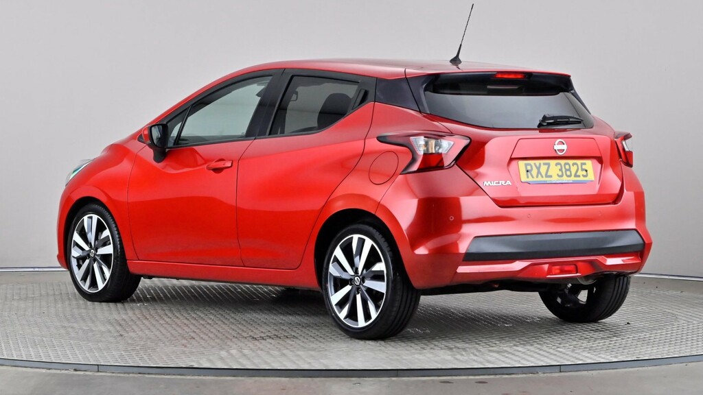 Nissan Micra 1.0 Ig-t 92 Tekna Cvt Red #4