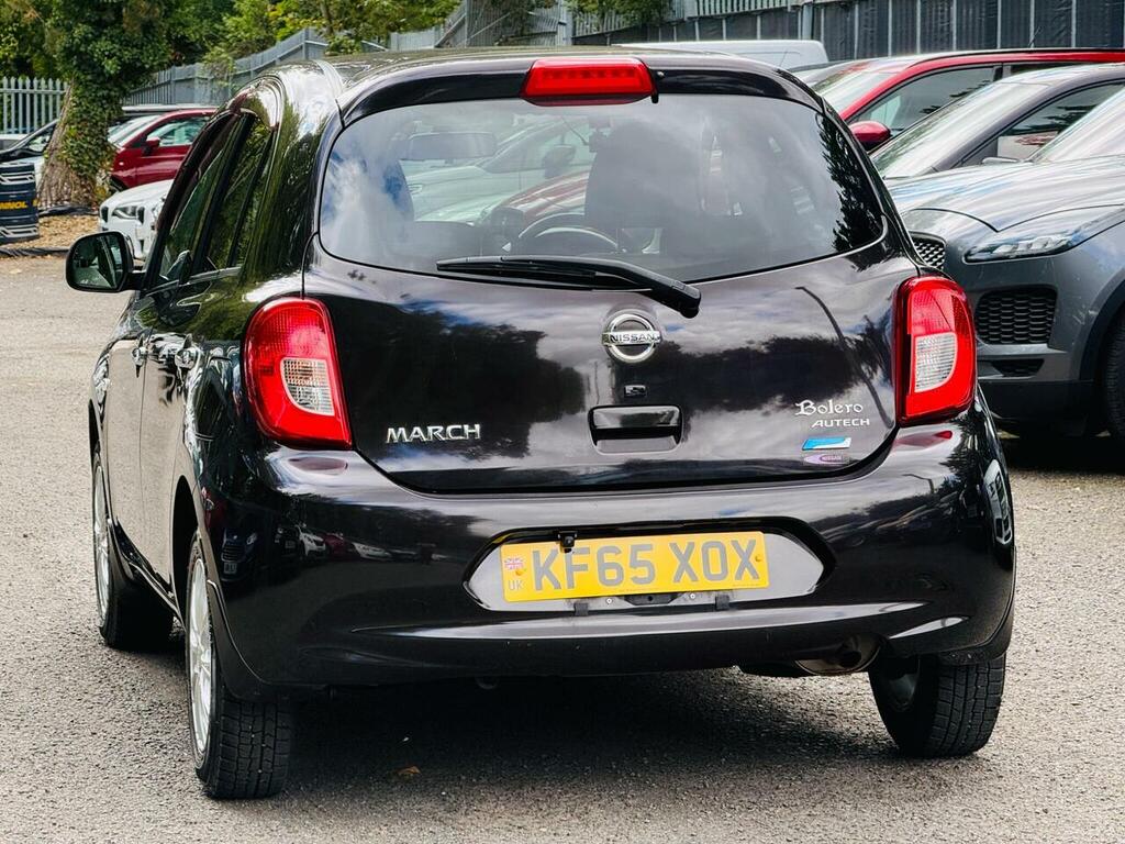 Nissan Micra March 1.2 Visia Hatchback Cvt Black #4