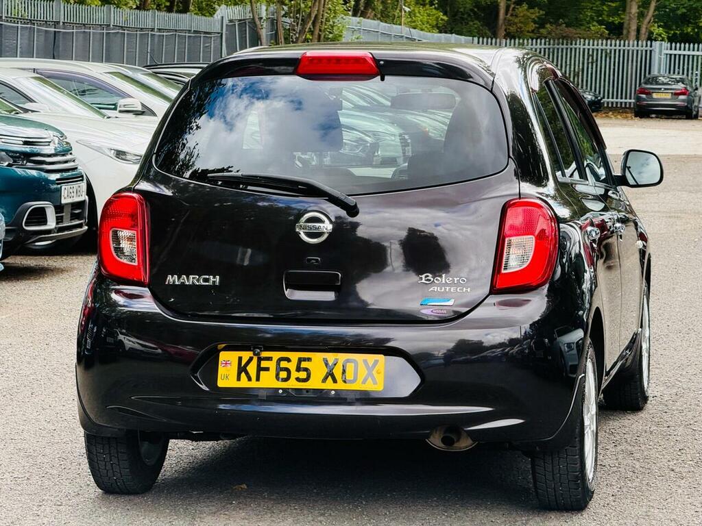 Nissan Micra March 1.2 Visia Hatchback Cvt Black #3