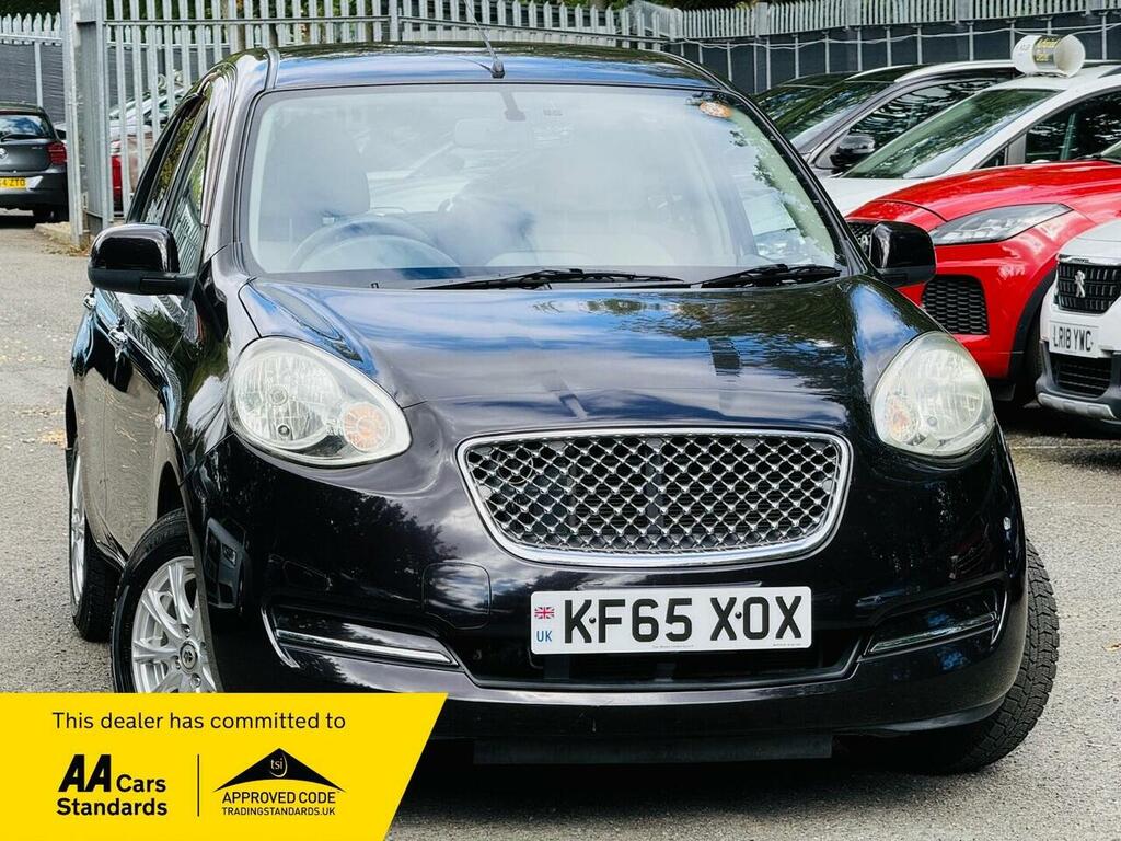 Nissan Micra March 1.2 Visia Hatchback Cvt Black