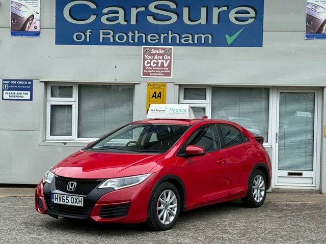 Honda Civic 1.6 I-dtec S Hatchback Euro 5 S Red