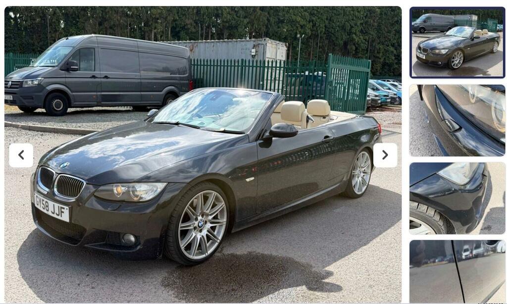 BMW 3 Series Coupe Blue #3