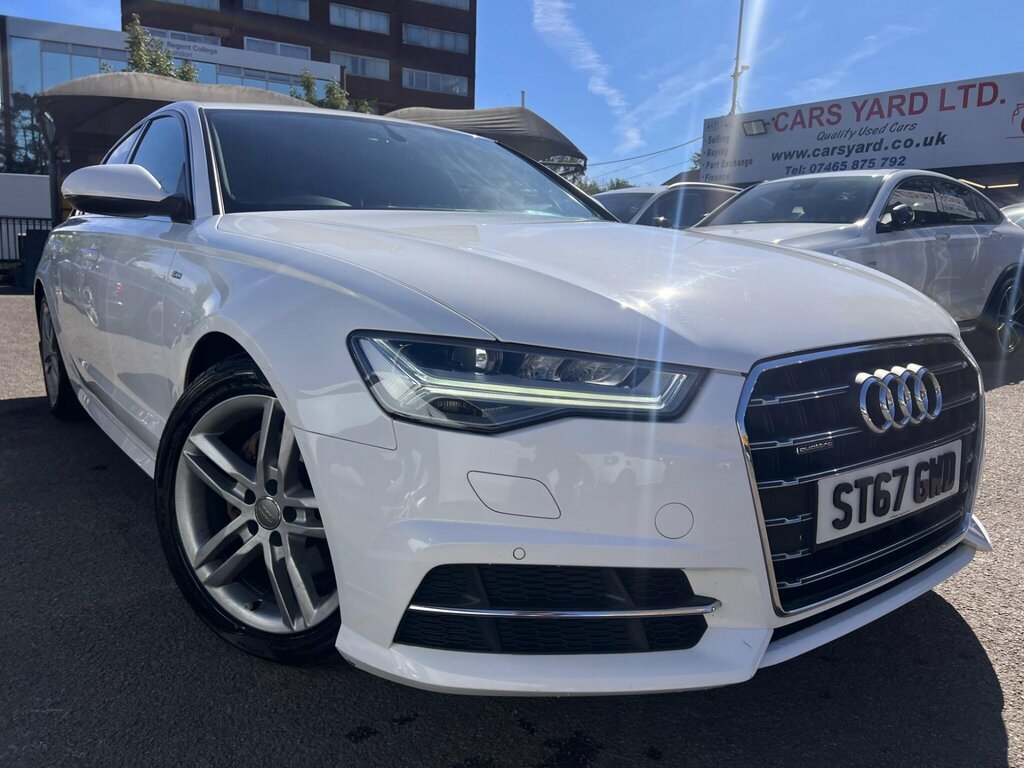Audi A6 Saloon 2.0 Tdi S Line S Tronic Quattro Euro 6 Ss White