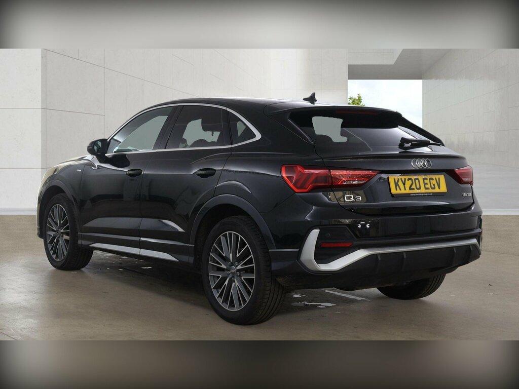 Audi Q3 2.0 Tdi 35 S Line Sportback S Tronic Euro 6 Ss Black #4