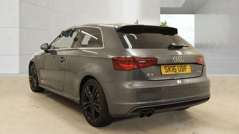 Audi A3 1.4 Tfsi S Line Euro 6 Ss Nav SK16UBF Grey #3