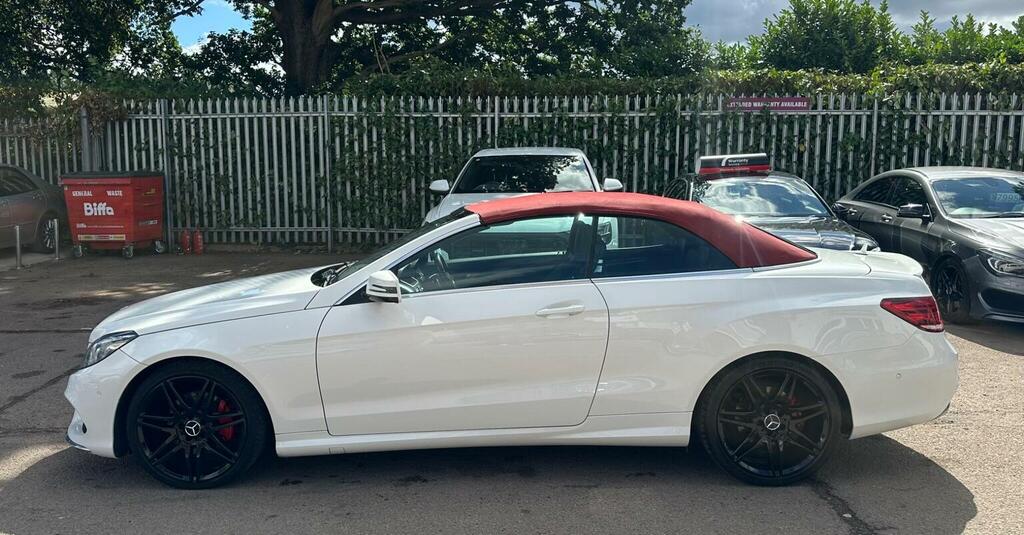 Mercedes-Benz E Class 2.1 E220 Bluetec Amg Line Cabriolet G-tronic Euro White #5