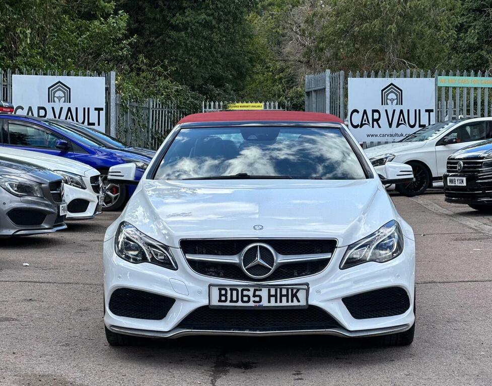 Mercedes-Benz E Class 2.1 E220 Bluetec Amg Line Cabriolet G-tronic Euro White #2