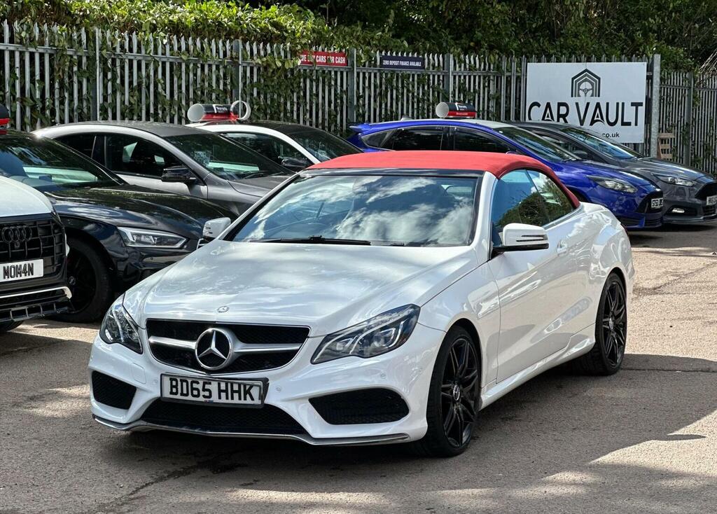Mercedes-Benz E Class 2.1 E220 Bluetec Amg Line Cabriolet G-tronic Euro White #4