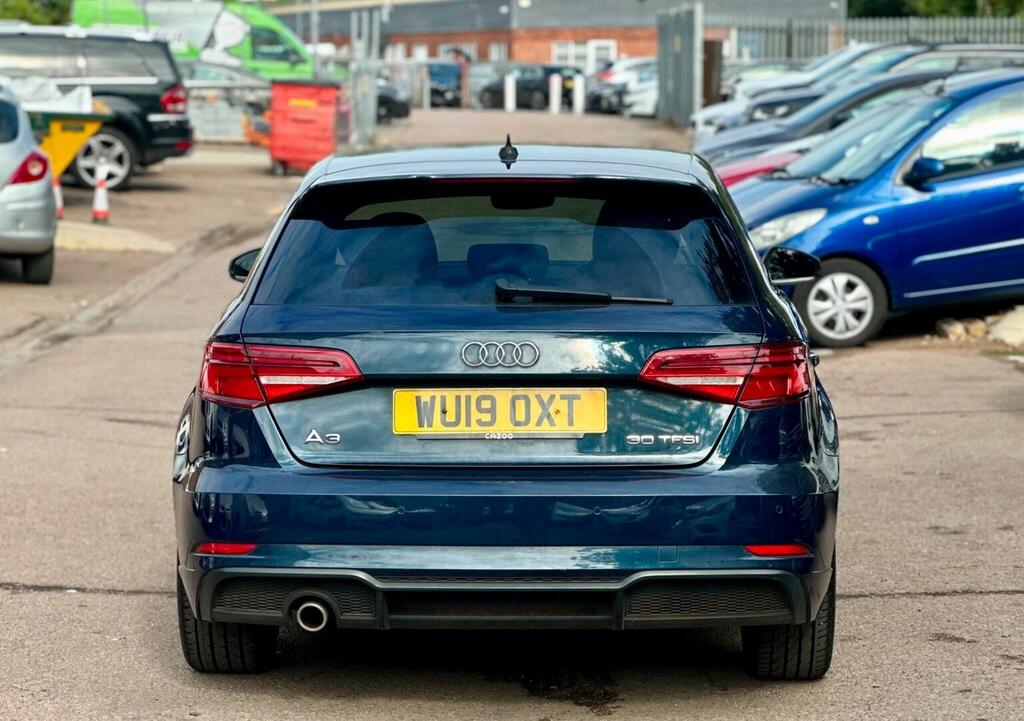 Audi A3 1.0 Tfsi 30 Black Edition Sportback S Tronic Euro Blue #6