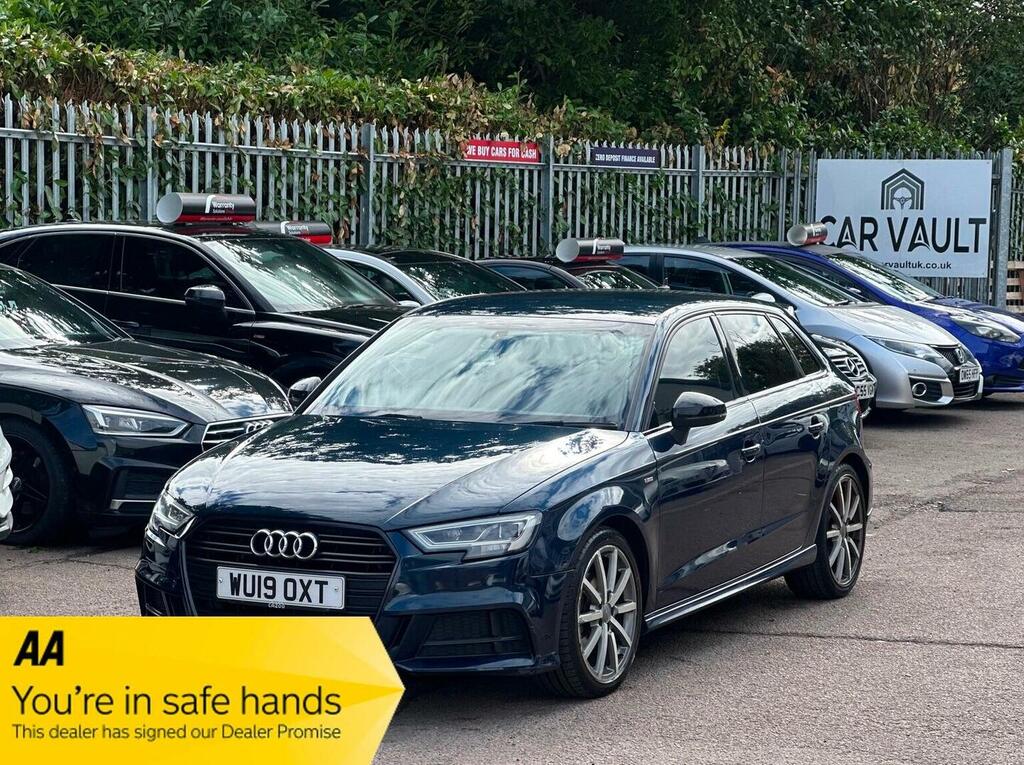 Audi A3 1.0 Tfsi 30 Black Edition Sportback S Tronic Euro Blue