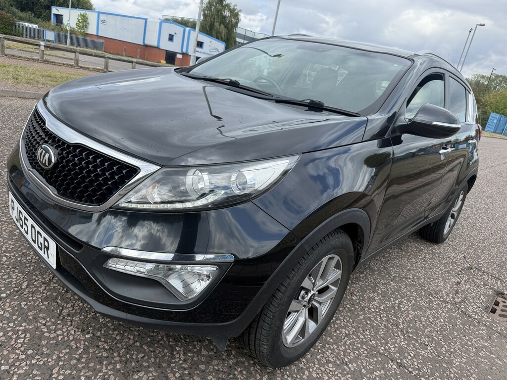 Kia Sportage 1.7 Crdi Ecodynamics Axis Edition 2015 PJ65OGR Black #2