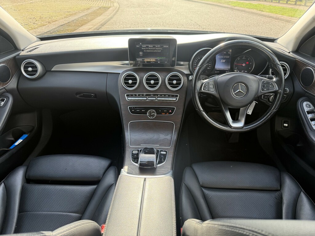 Mercedes-Benz C Class White #17