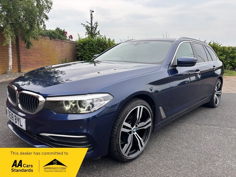 BMW 5 Series 520D Se Touring Blue