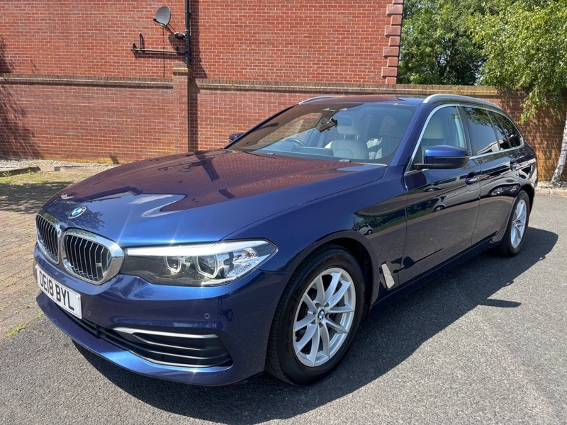 BMW 5 Series 520D Se Touring OE18BYL Blue #3