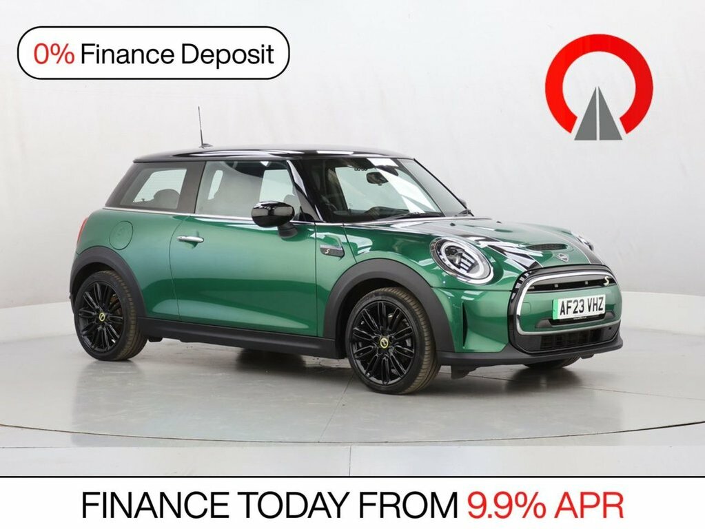 Mini Electric Hatchback Green