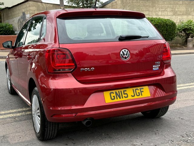 Volkswagen Polo 1.2 Tsi Bluemotion Tech Se Hatchback Ds Red #4