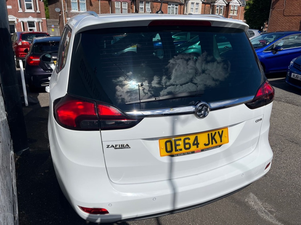 Vauxhall Zafira 2.0 Cdti Sri White #5