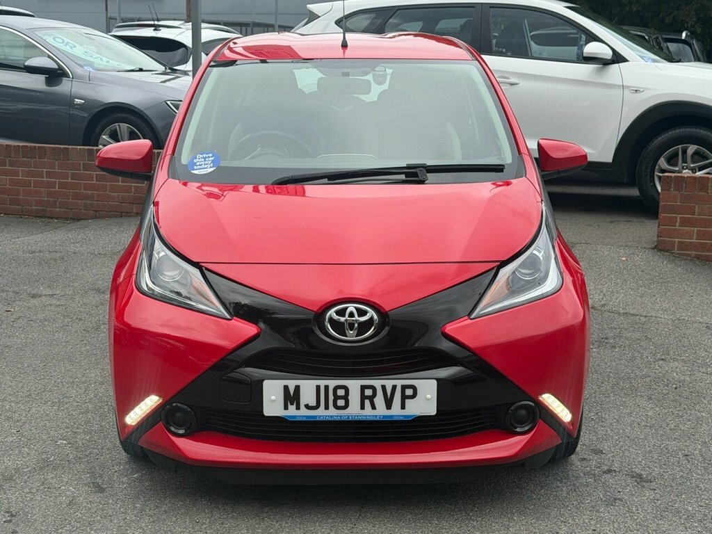 Toyota Aygo Hatchback MJ18RVP Red #2