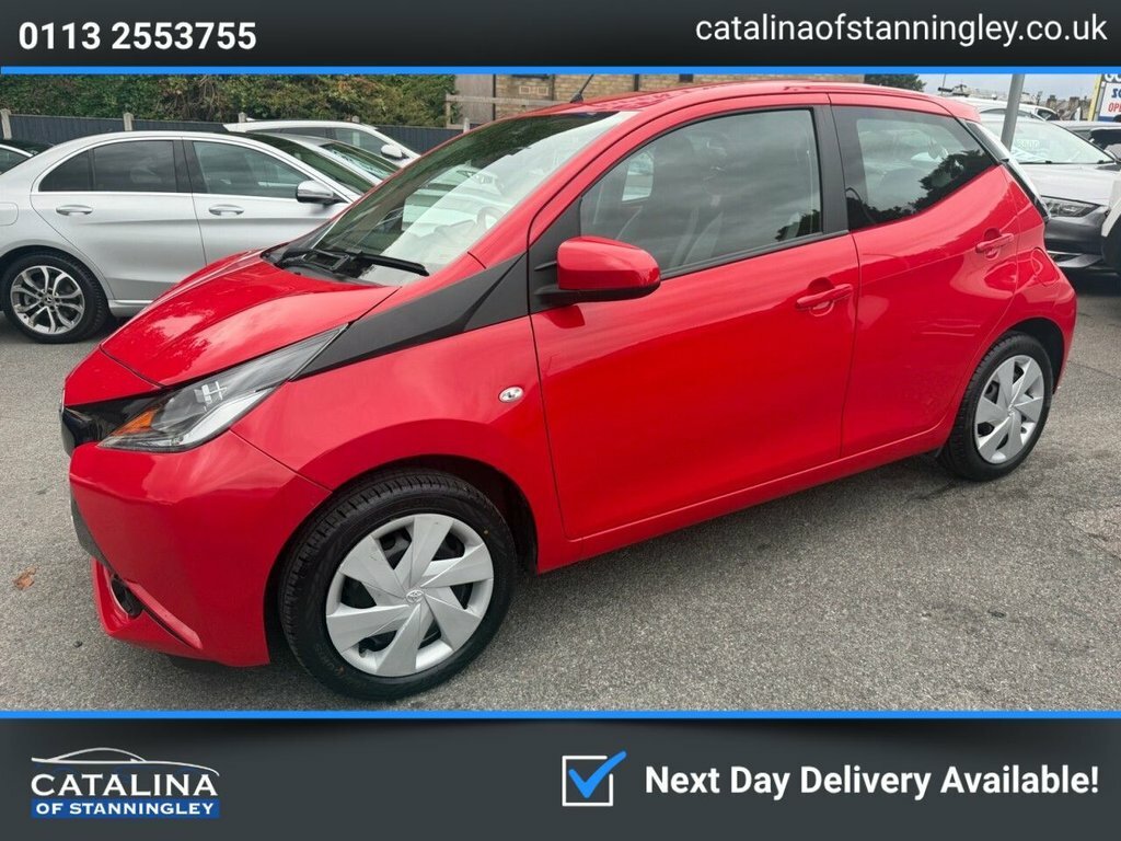 Toyota Aygo Hatchback MJ18RVP Red #3