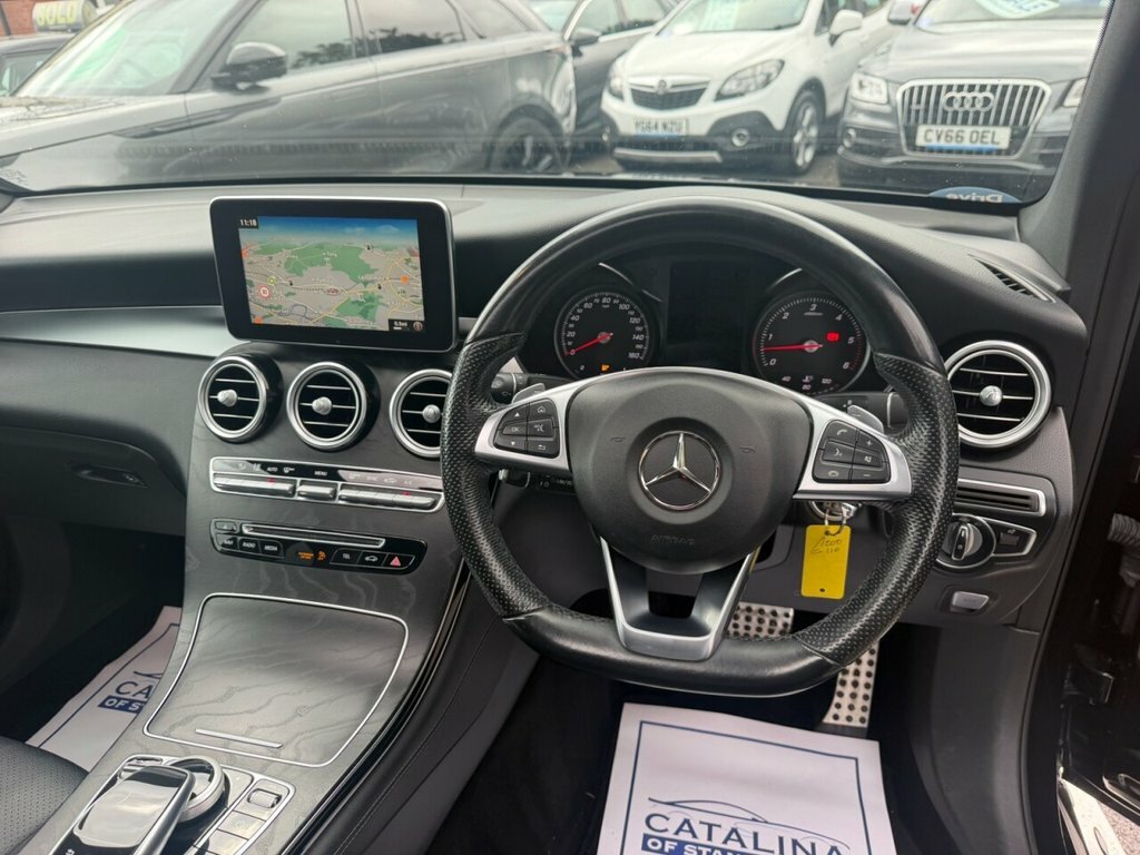 Mercedes-Benz GLC Class 3L Amg Line FX67OFC Black #4