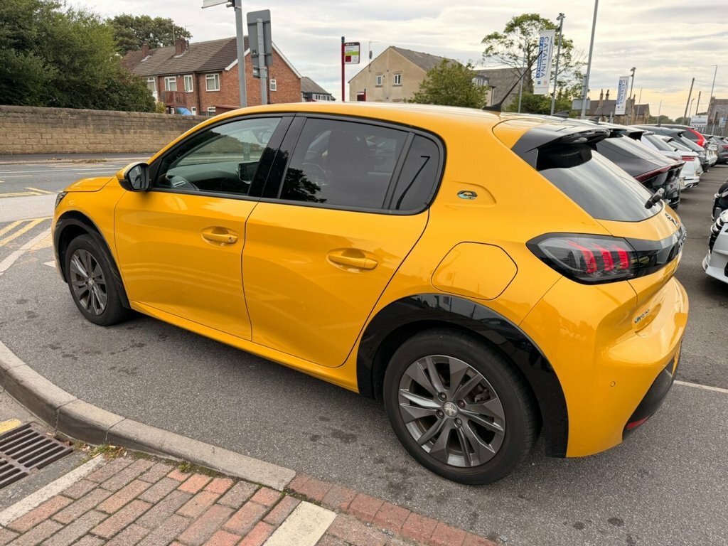 Peugeot e-208 208 Allure Ev FY71NSE Yellow #6