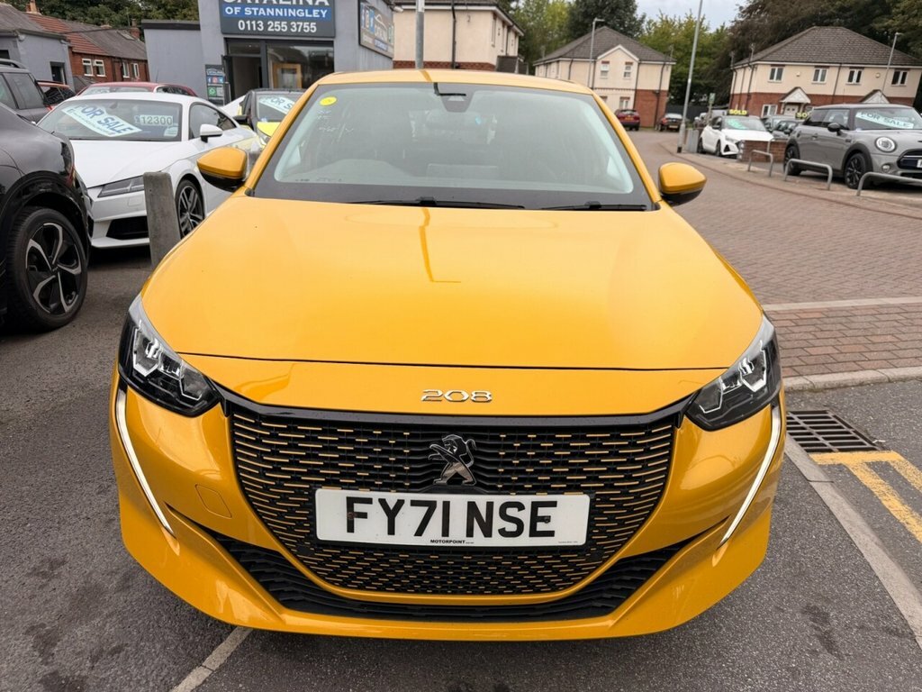 Peugeot e-208 208 Allure Ev FY71NSE Yellow #2