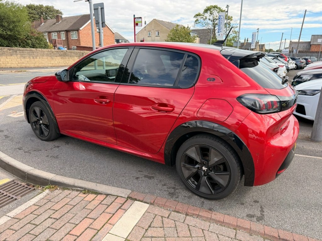 Peugeot e-208 Hatchback Red #3
