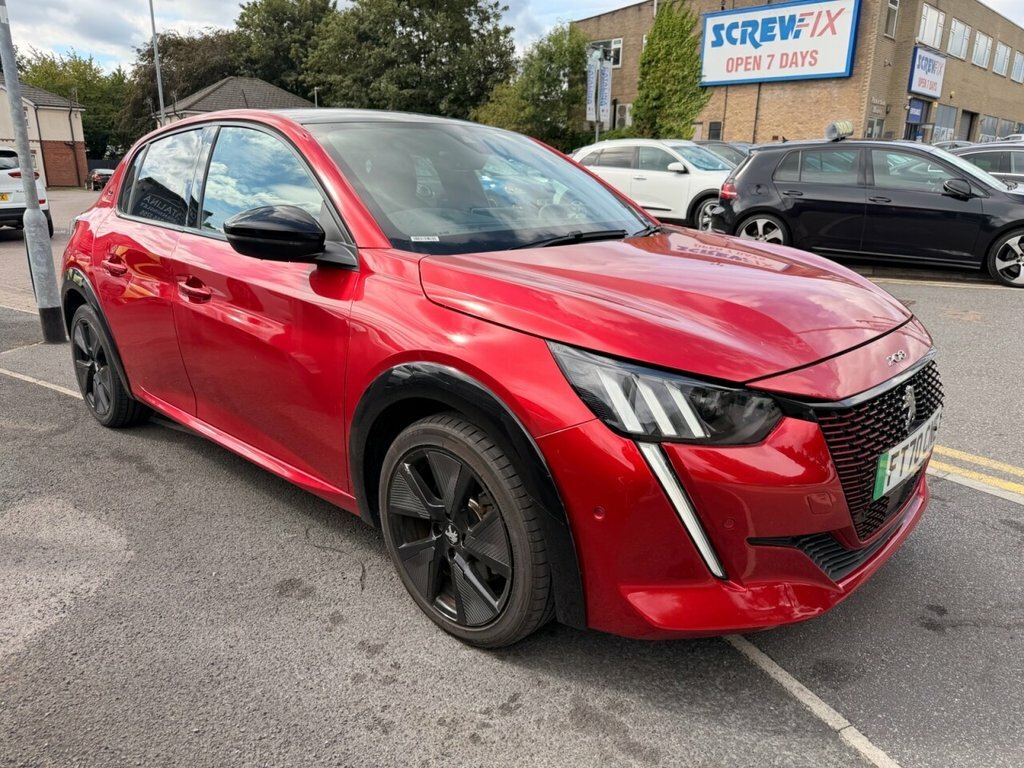 Peugeot e-208 Hatchback Red #5