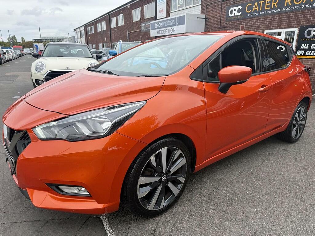 Nissan Micra 1.0 Ig-t Tekna Hatchback Euro 6 Orange #3