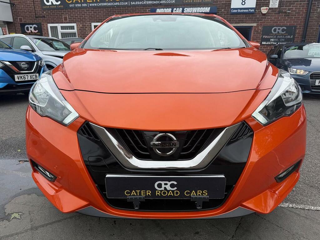 Nissan Micra 1.0 Ig-t Tekna Hatchback Euro 6 Orange #2