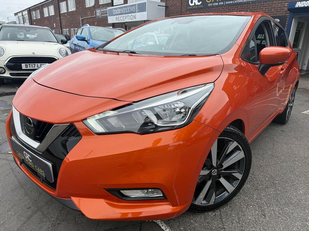 Nissan Micra 1.0 Ig-t Tekna Hatchback Euro 6 Orange #4