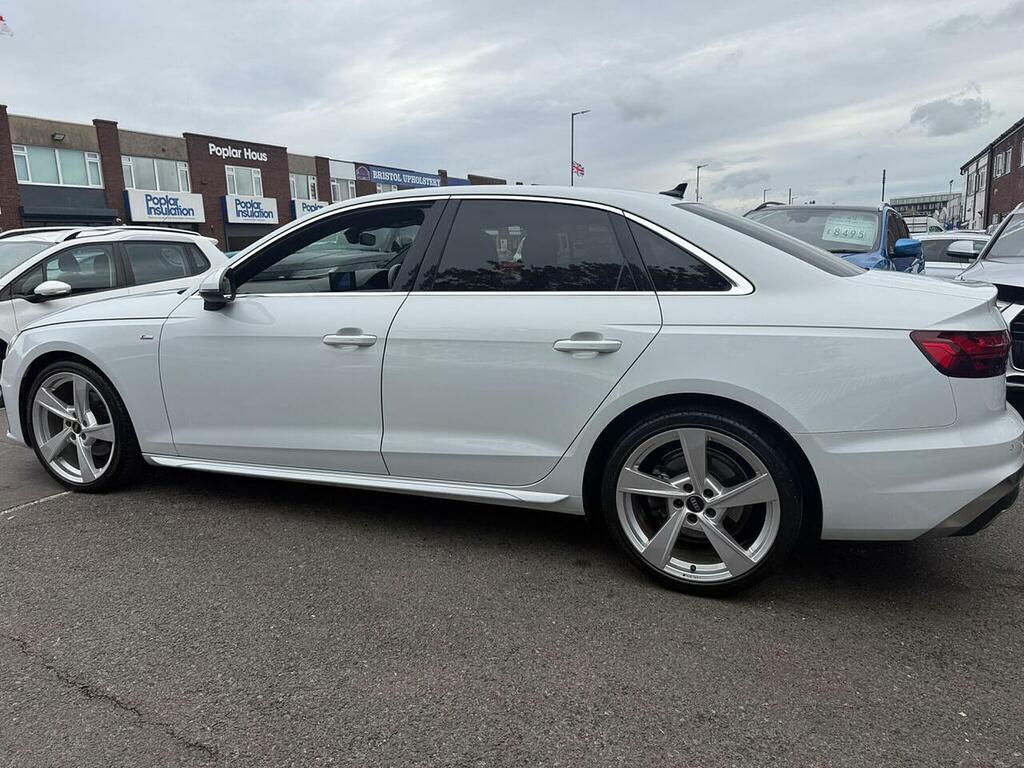 Audi A4 2.0 Tdi 35 S Line Saloon S Tronic Euro White #6