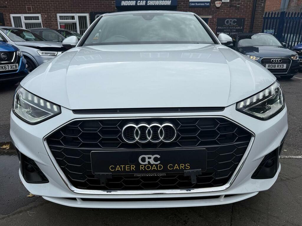 Audi A4 2.0 Tdi 35 S Line Saloon S Tronic Euro White #2
