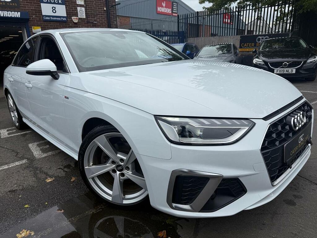 Audi A4 2.0 Tdi 35 S Line Saloon S Tronic Euro White