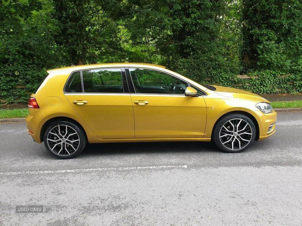 Volkswagen Golf 1.6 Tdi Se Nav Yellow #2