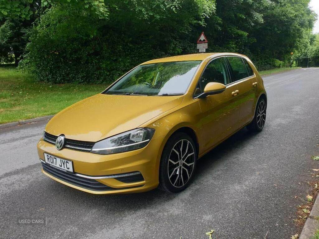 Volkswagen Golf 1.6 Tdi Se Nav Yellow #5
