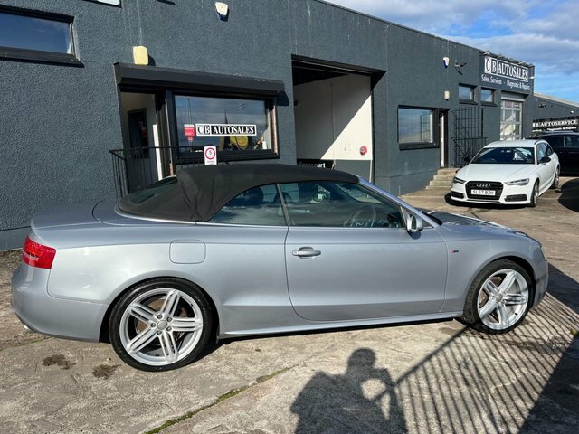 Audi A5 2011 3.0 Tdi V6 S Line Convertible S Tr Silver #6