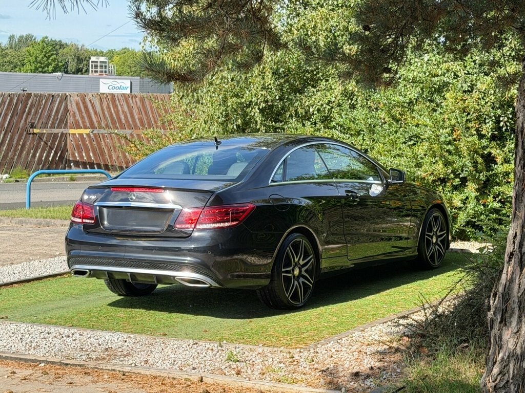 Mercedes-Benz E Class Coupe Black #5