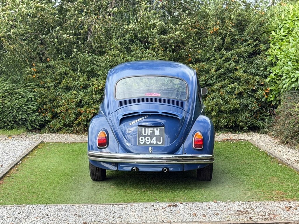 Volkswagen Beetle Saloon Blue #4