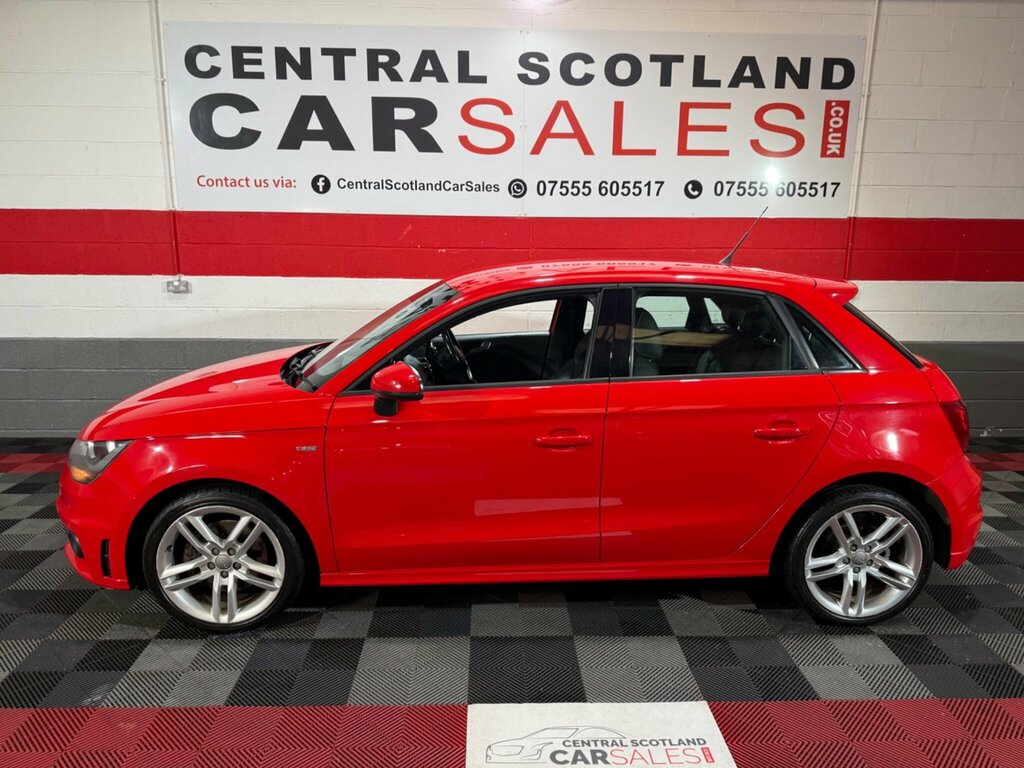 Audi A1 1.6 Tdi S Line Sportback Euro 5 Ss Red #4