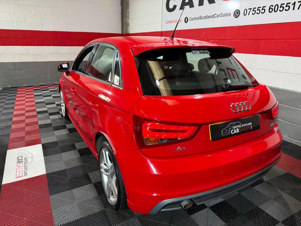 Audi A1 1.6 Tdi S Line Sportback Euro 5 Ss Red #3