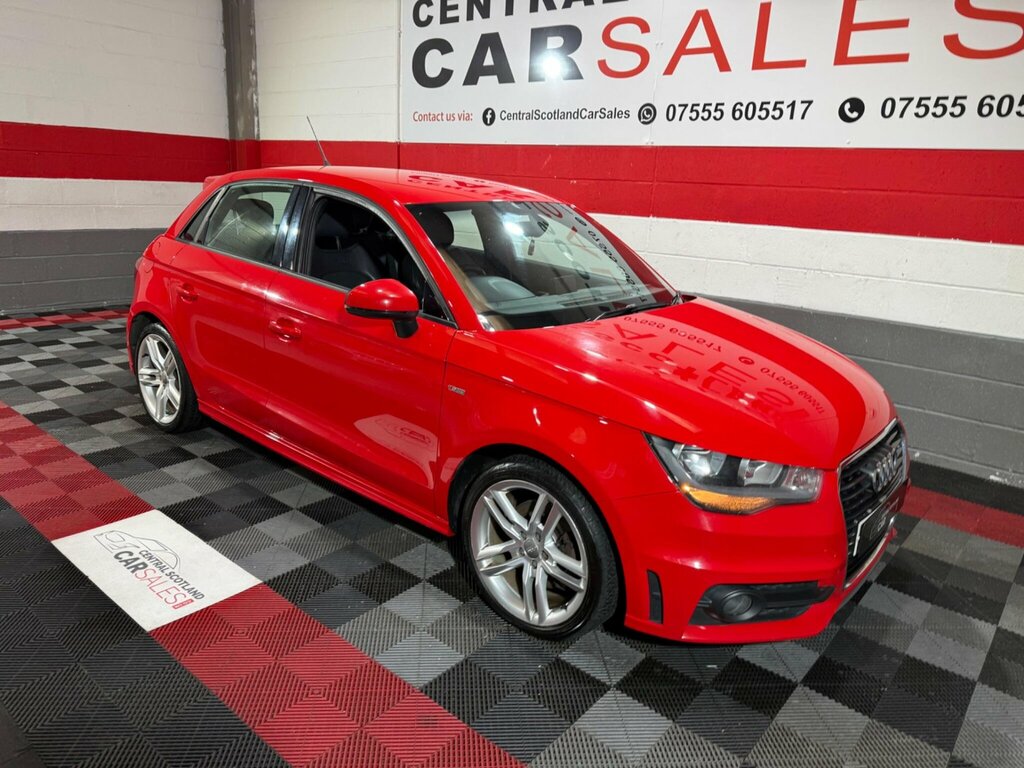 Audi A1 1.6 Tdi S Line Sportback Euro 5 Ss Red